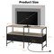 Farmhouse Style TV Cabinet Dresser with Outlet for Bedroom Living Room for 32/40/48/50 Inch TV
